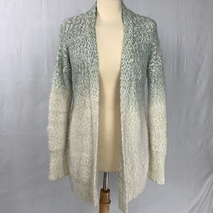 Ruby Moon White & Grey Cardigan Sweater